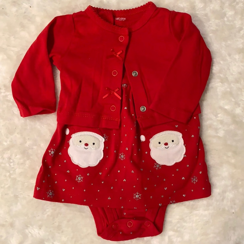 Carter’s Santa dress with bodysuit
